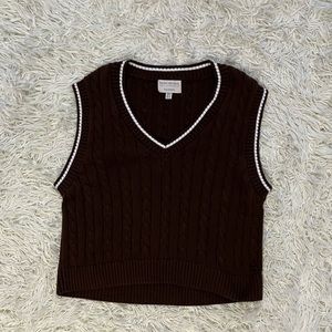 Pull&Bear crop knit vest